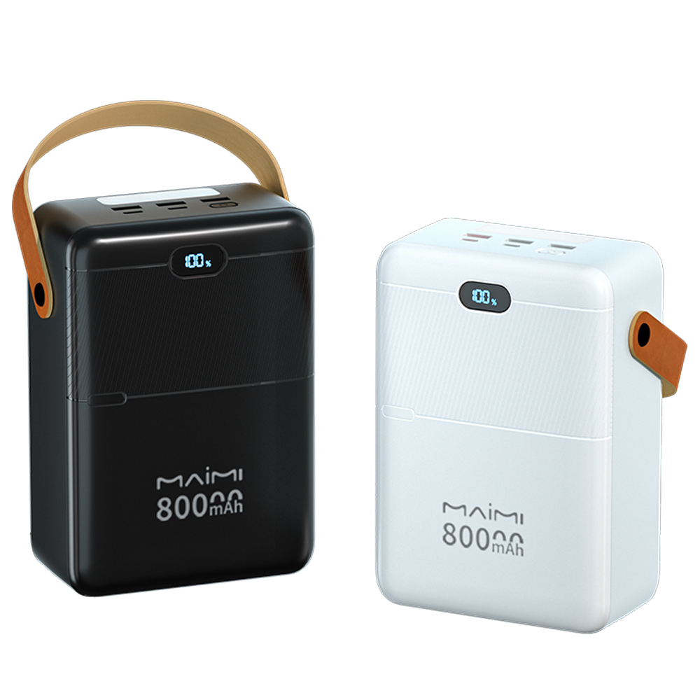 80000mAh Portable Power Bank with Digital Display | 22.5W Fast Charging Power Station for Outdoor