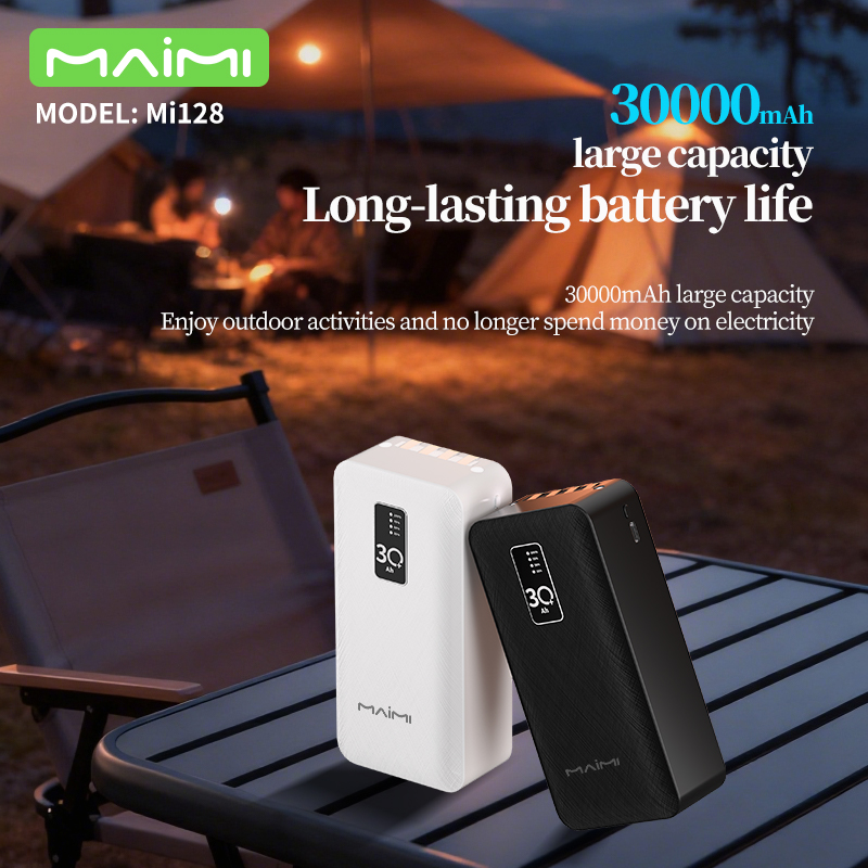30000mAh Power Bank with Built-in Cables & Phone Stand | Portable Power Bank for Travel 30000mAh Power Bank with Built-in Cables & Phone Stand | Portable Power Bank for Travel