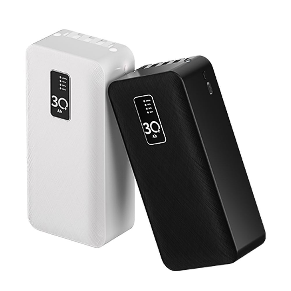 30000mAh Power Bank with Built-in Cables & Phone Stand | Portable Power Bank for Travel