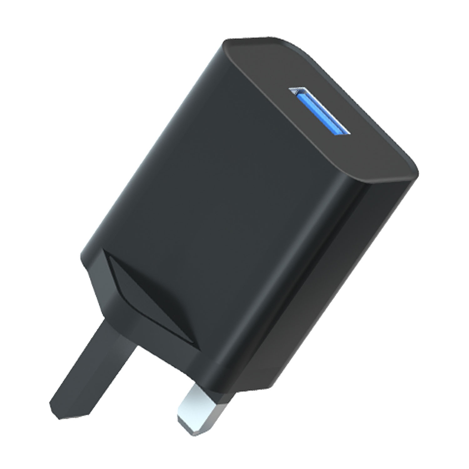Single USB-A Wall Charger UK Plug | 5V 2.4A Fast Charging Adapter OEM