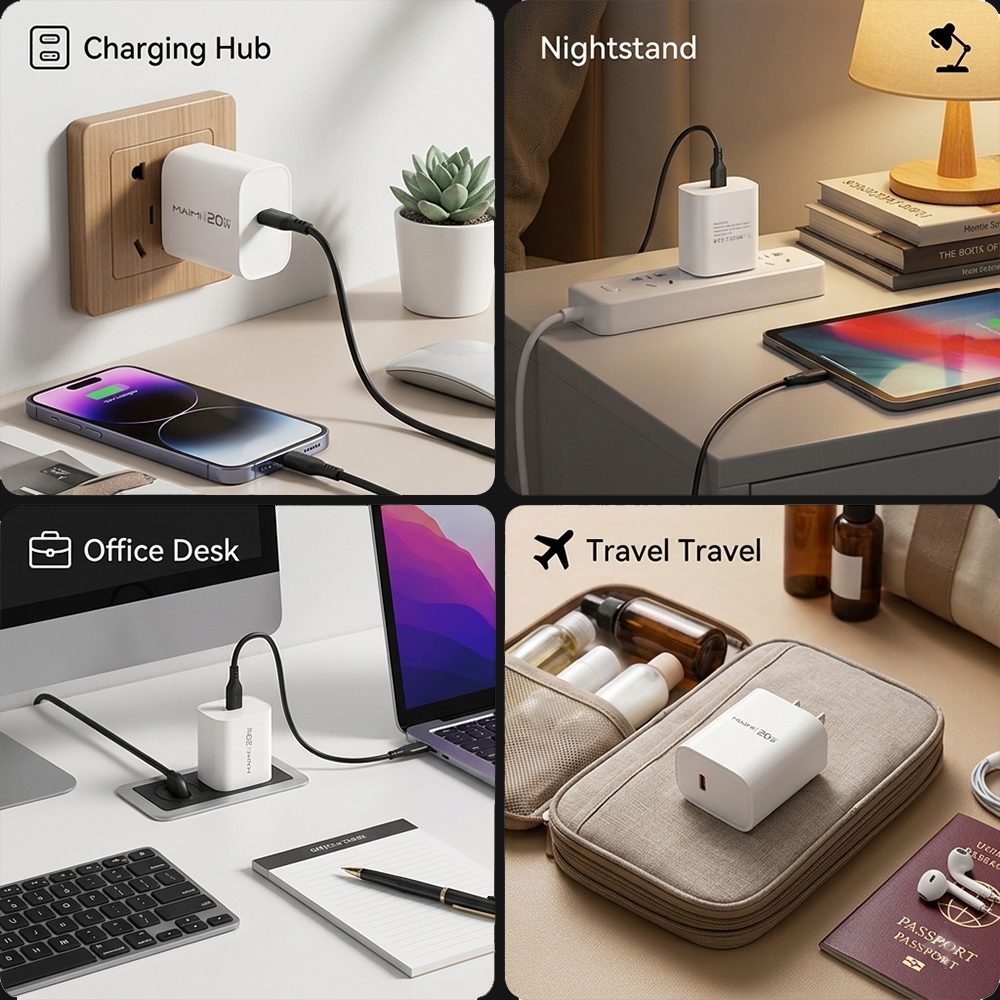 20W USB-C PD Fast Charger | Wide Voltage Wall Charger for Mobile Phone | OEM/ODM Manufacturer 20W USB-C PD Fast Charger | Wide Voltage Wall Charger for Mobile Phone | OEM/ODM Manufacturer