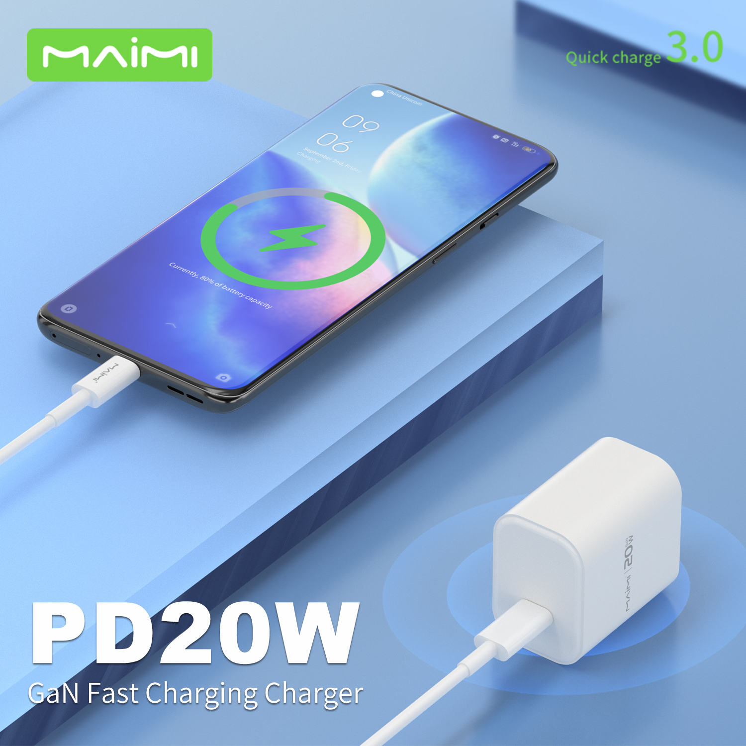 20W USB-C PD Fast Charger | Wide Voltage Wall Charger for Mobile Phone | OEM/ODM Manufacturer 20W USB-C PD Fast Charger | Wide Voltage Wall Charger for Mobile Phone | OEM/ODM Manufacturer