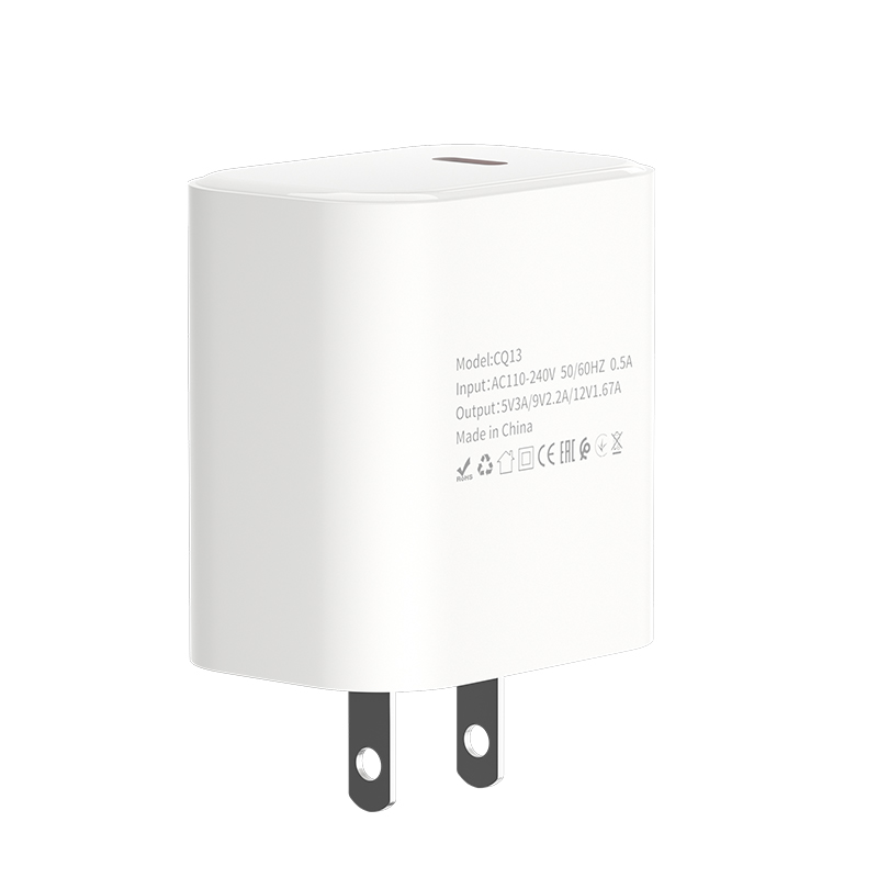 20W USB-C PD Fast Charger | Wide Voltage Wall Charger for Mobile Phone | OEM/ODM Manufacturer