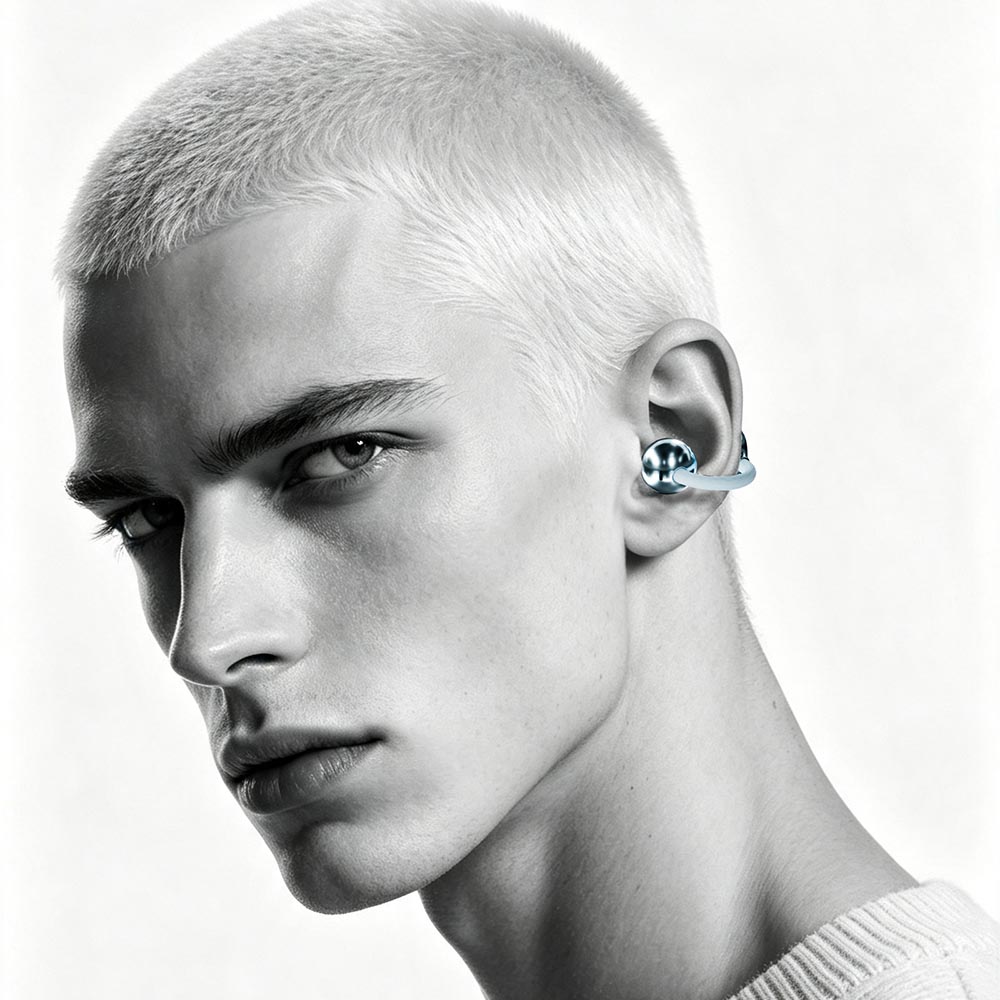 Open Ear Clip TWS Earbuds Bluetooth 6.0 Wireless Earphones | 12mm Stereo Sound Touch Control OEM/ODM