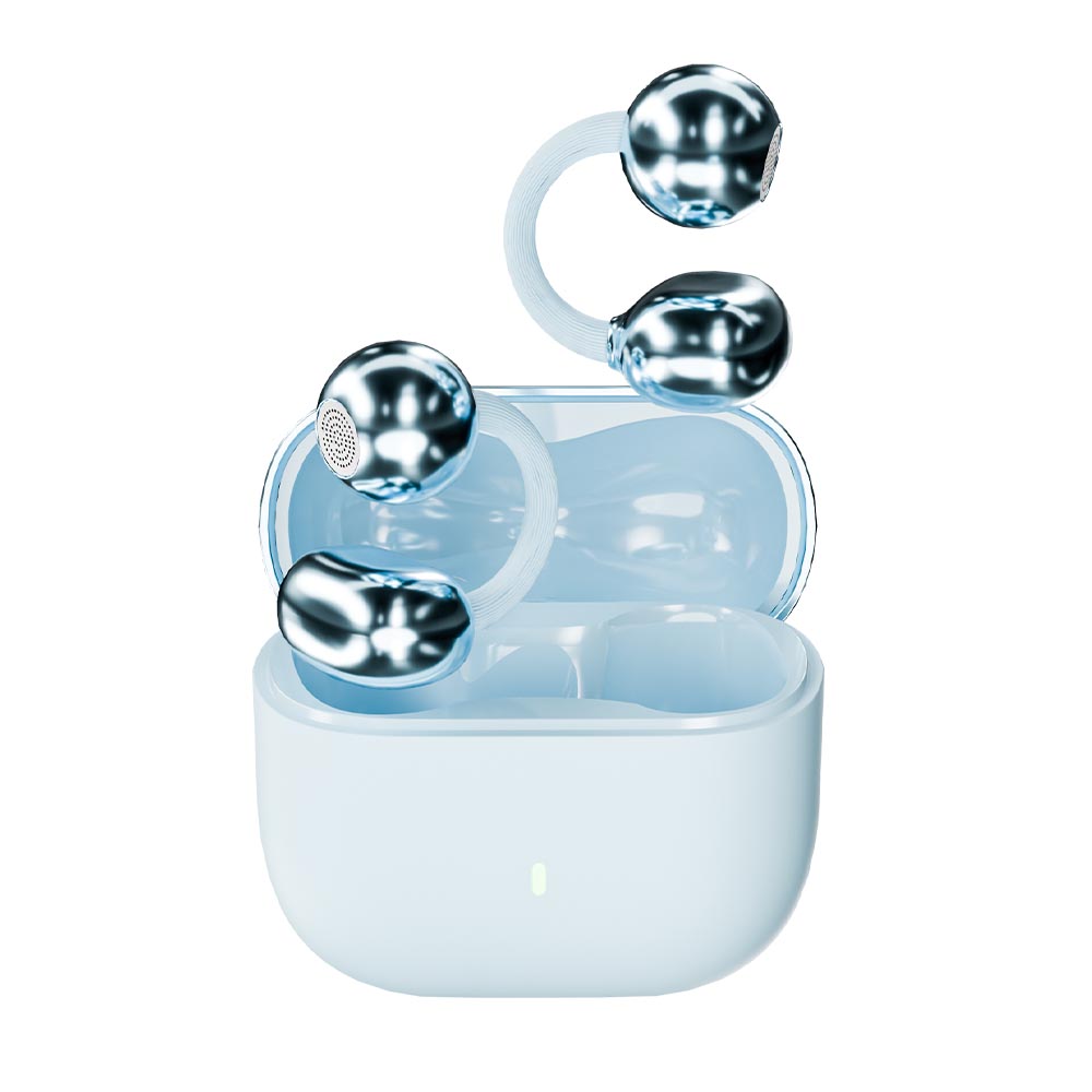 Open Ear Clip TWS Earbuds Bluetooth 6.0 Wireless Earphones | 12mm Stereo Sound Touch Control OEM/ODM