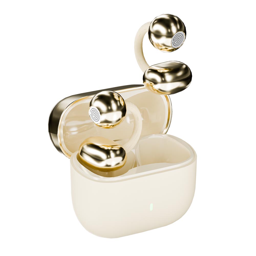 Open Ear Clip TWS Earbuds Bluetooth 6.0 Wireless Earphones | 12mm Stereo Sound Touch Control OEM/ODM