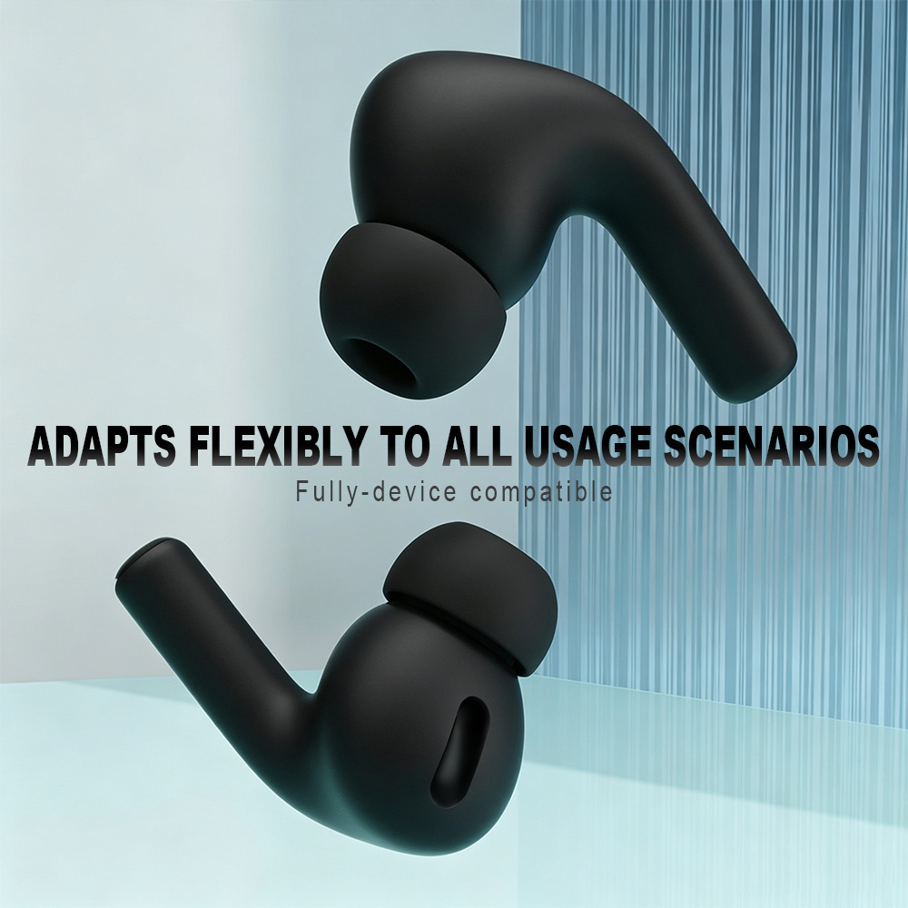 Bluetooth 6.0 TWS Earbuds | Black Wireless Earphones with Touch Control & 300mAh Charging Case | OEM Bluetooth 6.0 TWS Earbuds | Black Wireless Earphones with Touch Control & 300mAh Charging Case | OEM