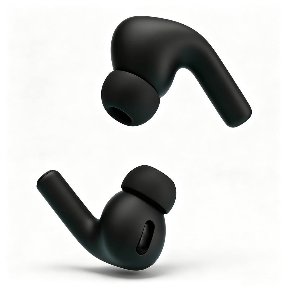 Bluetooth 6.0 TWS Earbuds | Black Wireless Earphones with Touch Control & 300mAh Charging Case | OEM