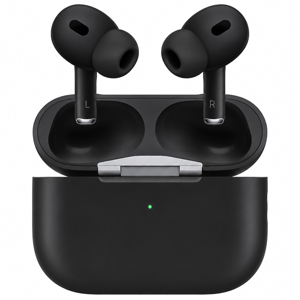 Bluetooth 6.0 TWS Earbuds | Black Wireless Earphones with Touch Control & 300mAh Charging Case | OEM