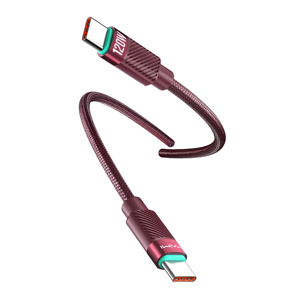 120W USB-C to USB-C Cable Manufacturer | Custom Braided Charging Cables | Maimi