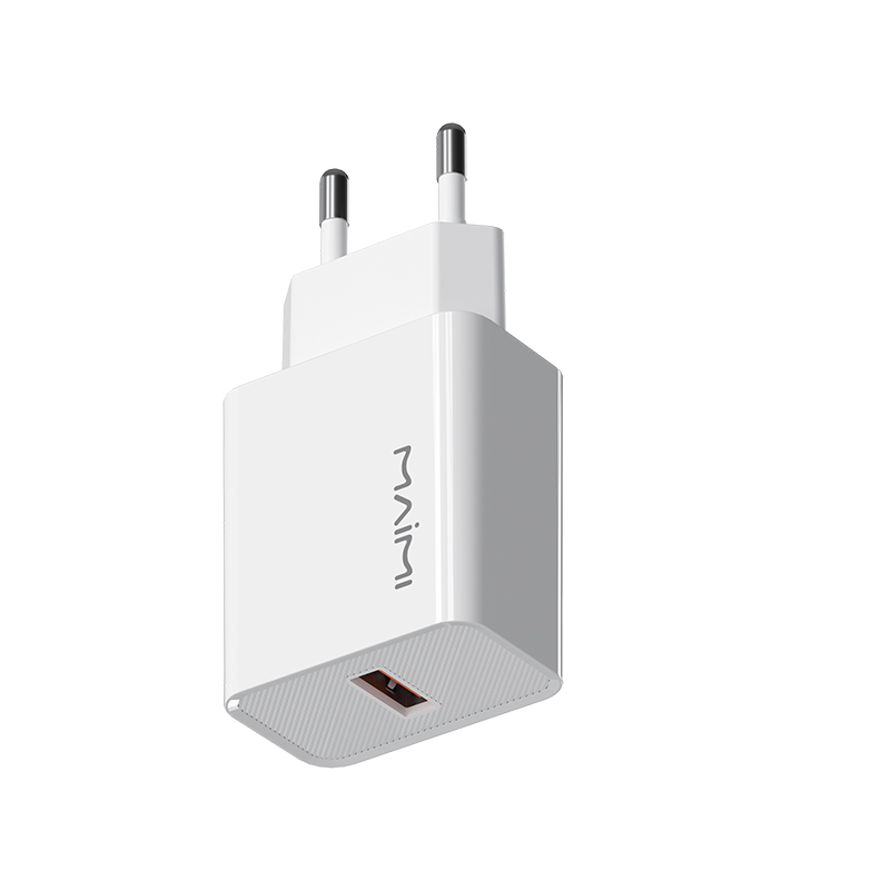 22.5W EU Fast Charger Manufacturer | Single USB-A QC Charger Block| Maimi