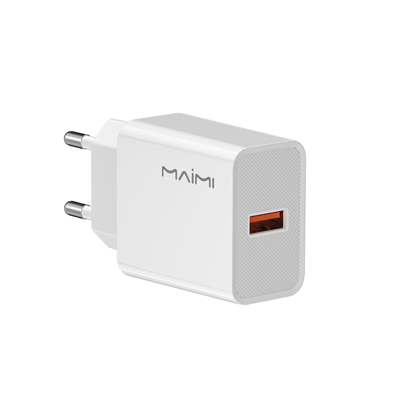 22.5W EU Fast Charger Manufacturer | Single USB-A QC Charger Block| Maimi