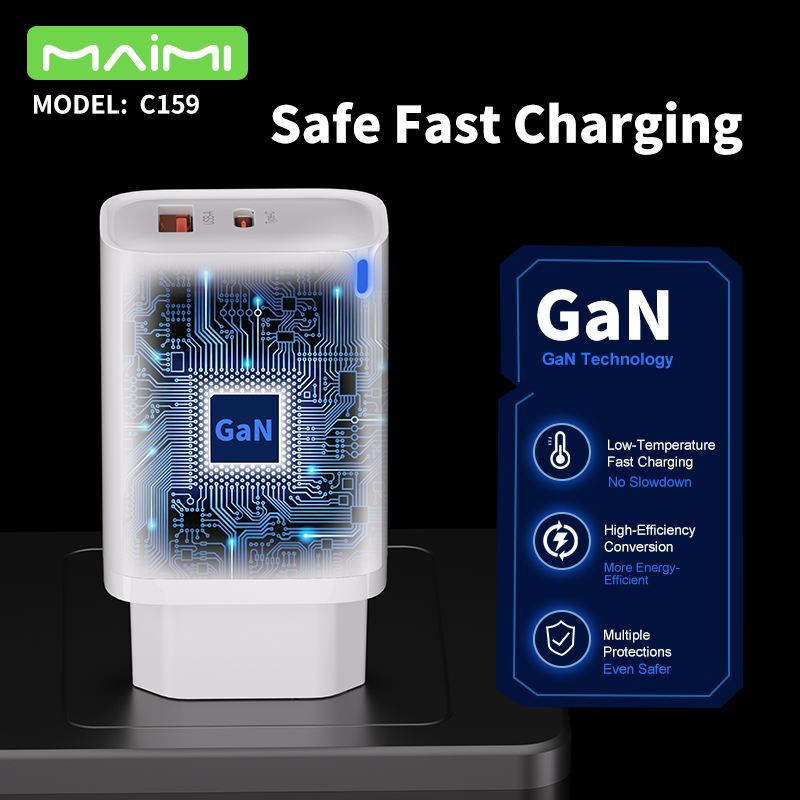 30W PD QC 3.0 EU Fast Charger – Dual-Port USB-C and USB-A Wall Charger 30W PD QC 3.0 EU Fast Charger – Dual-Port USB-C and USB-A Wall Charger