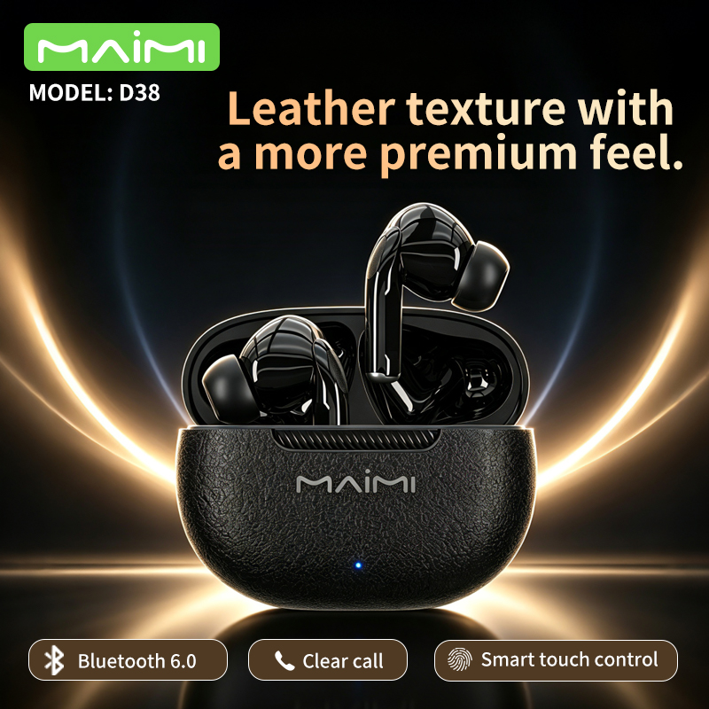 TWS Earbuds Manufacturer | Custom Leather-Texture Bluetooth Earphones TWS Earbuds Manufacturer | Custom Leather-Texture Bluetooth Earphones